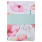 Never Give Up Ever Coral Poppies Two-Piece Notebook Set - Image 11