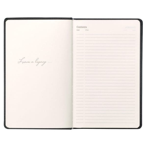 Leatherpress Tuxedo Black Large Genuine African Leather Journal - Image 16