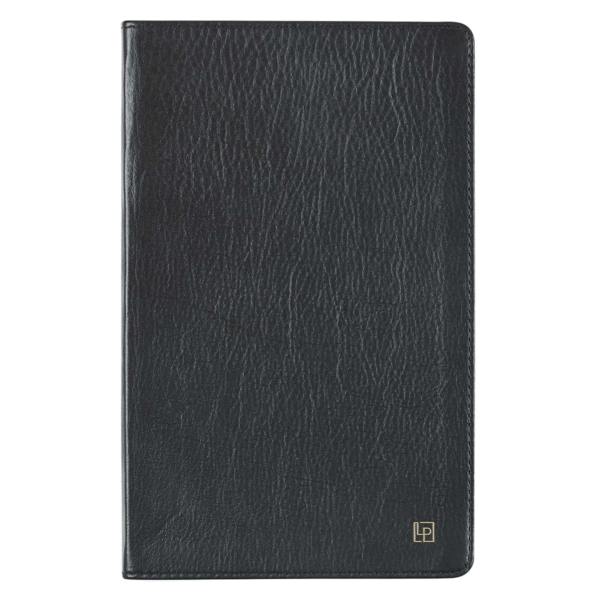 1230000122009_front Leatherpress Tuxedo Black Large Genuine African Leather Journal - Image 13