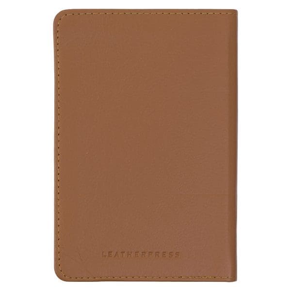 Leatherpress Biscotti Tan Genuine African Leather Pocket Journal - Image 14