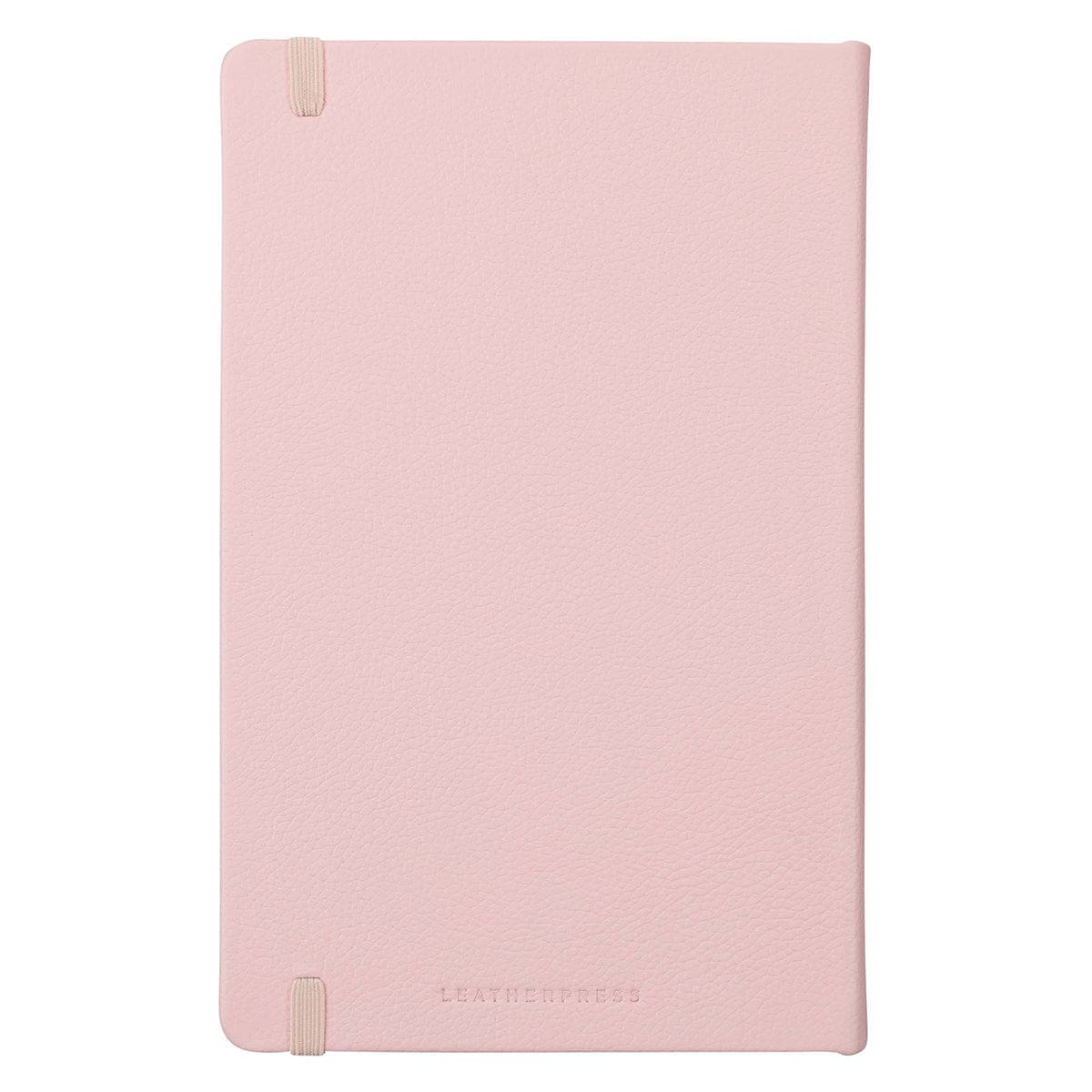 1230000122146_back Leatherpress Quartz Pink Genuine African Leather Notebook - Image 16