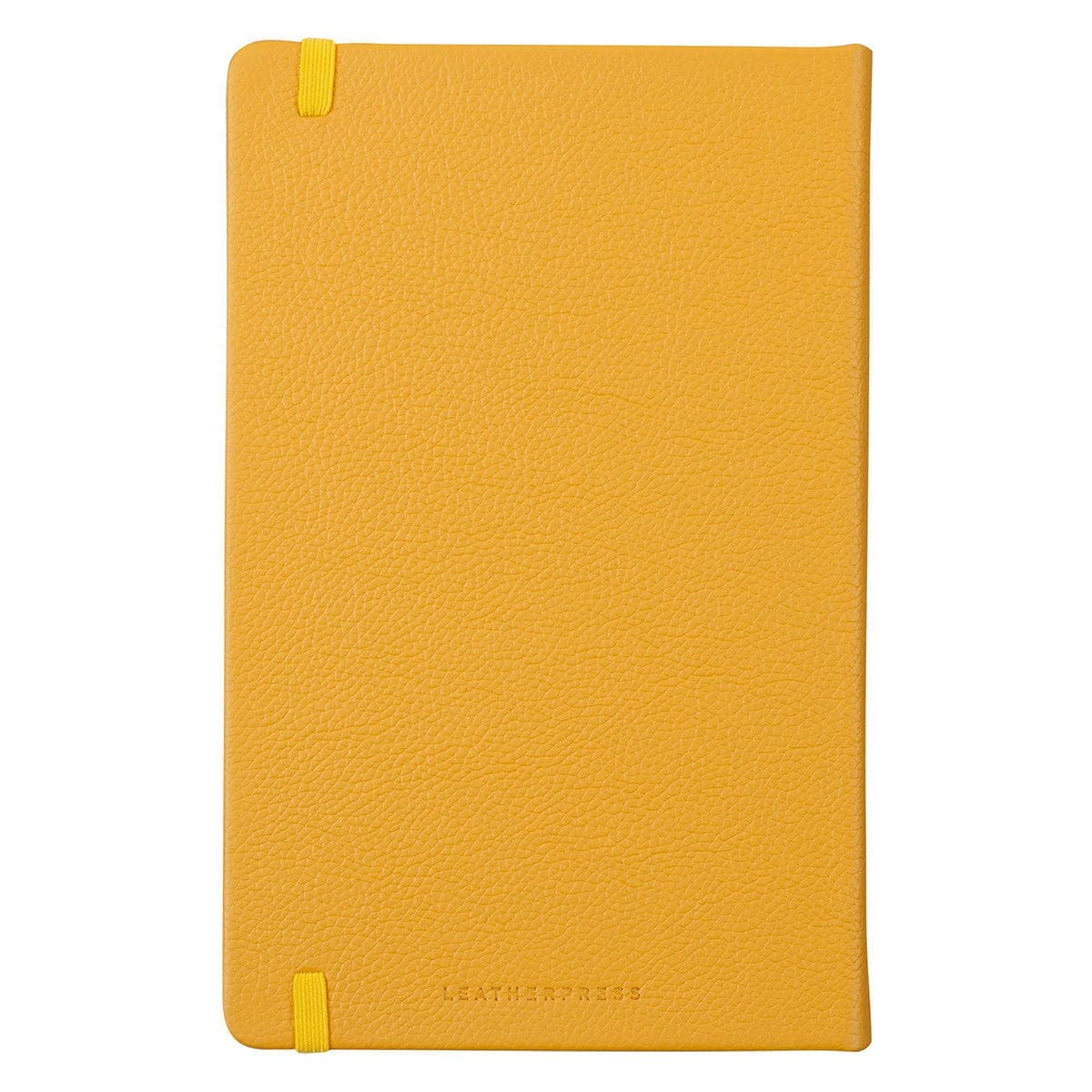 1230000122160_back Leatherpress Butter Yellow Genuine African Leather Notebook - Image 16