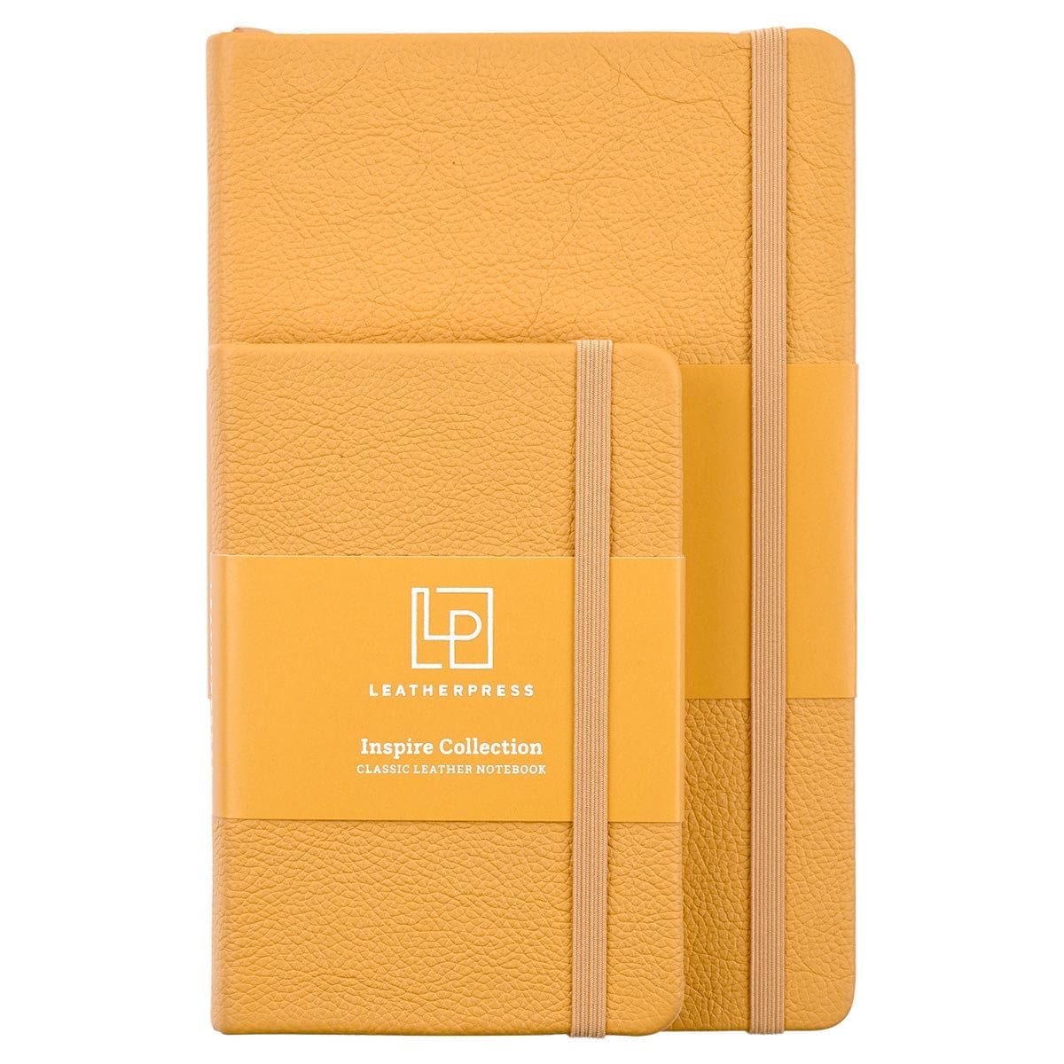 1230000122160_feature5 Leatherpress Butter Yellow Genuine African Leather Notebook - Image 21