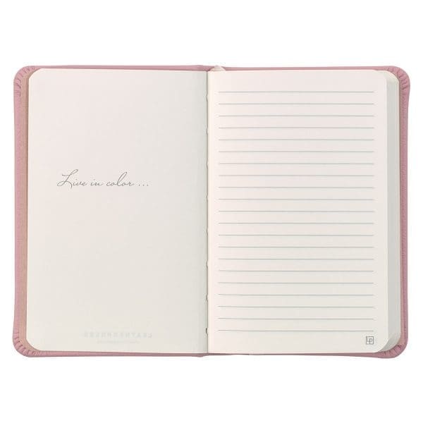 Leatherpress Quartz Pink Genuine African Leather Pocket Notebook - Image 18