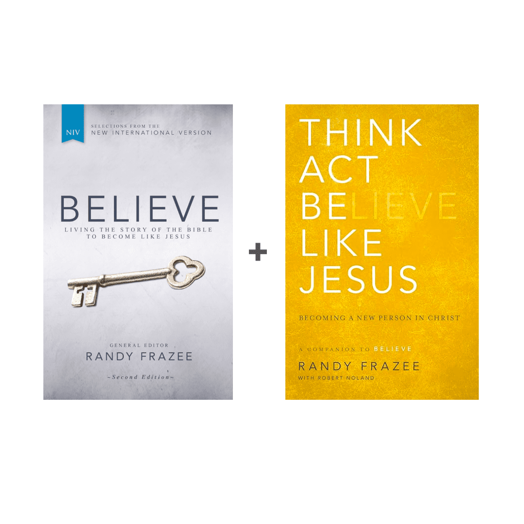 4 NIV believe / think, act, Be like Jesus combo - Image 1