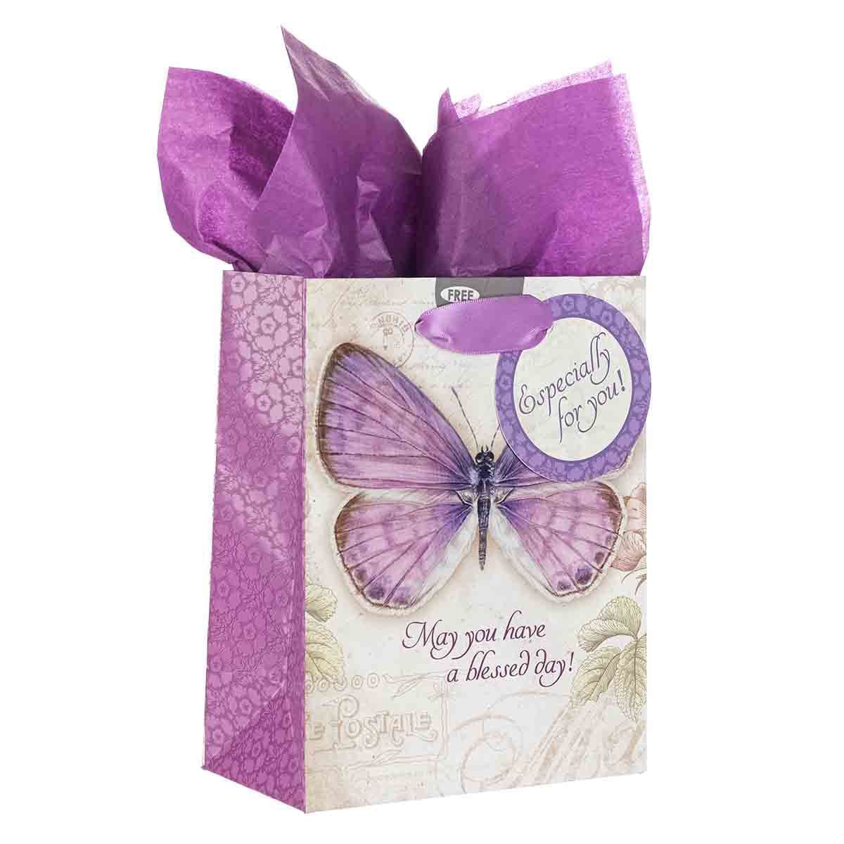 6006937130654_feature1 May You Have A Blessed Day Small Gift Bag With Gift Tag - Numbers 6:24 - Image 8