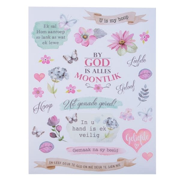 Drie Plakker Bladsye (Set Of 3)(Journaling Stickers) - Image 8