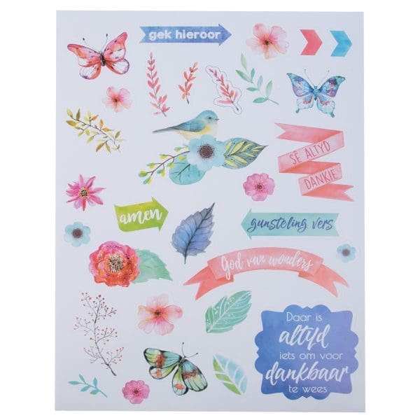 Drie Plakker Bladsye (Set Of 3)(Journaling Stickers) - Image 9
