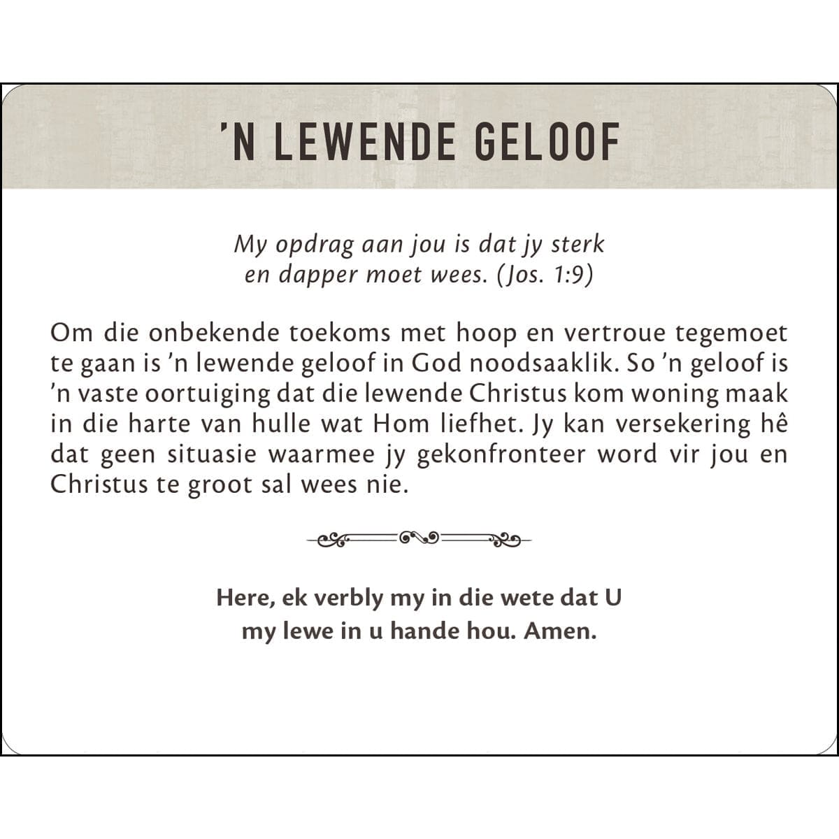 6006937147249_feature2 Geanker In Die Woord Afrikaans Prayer Cards In Tin - Image 13