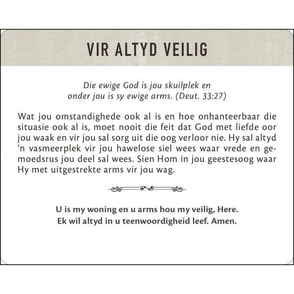 Geanker In Die Woord Afrikaans Prayer Cards In Tin - Image 15