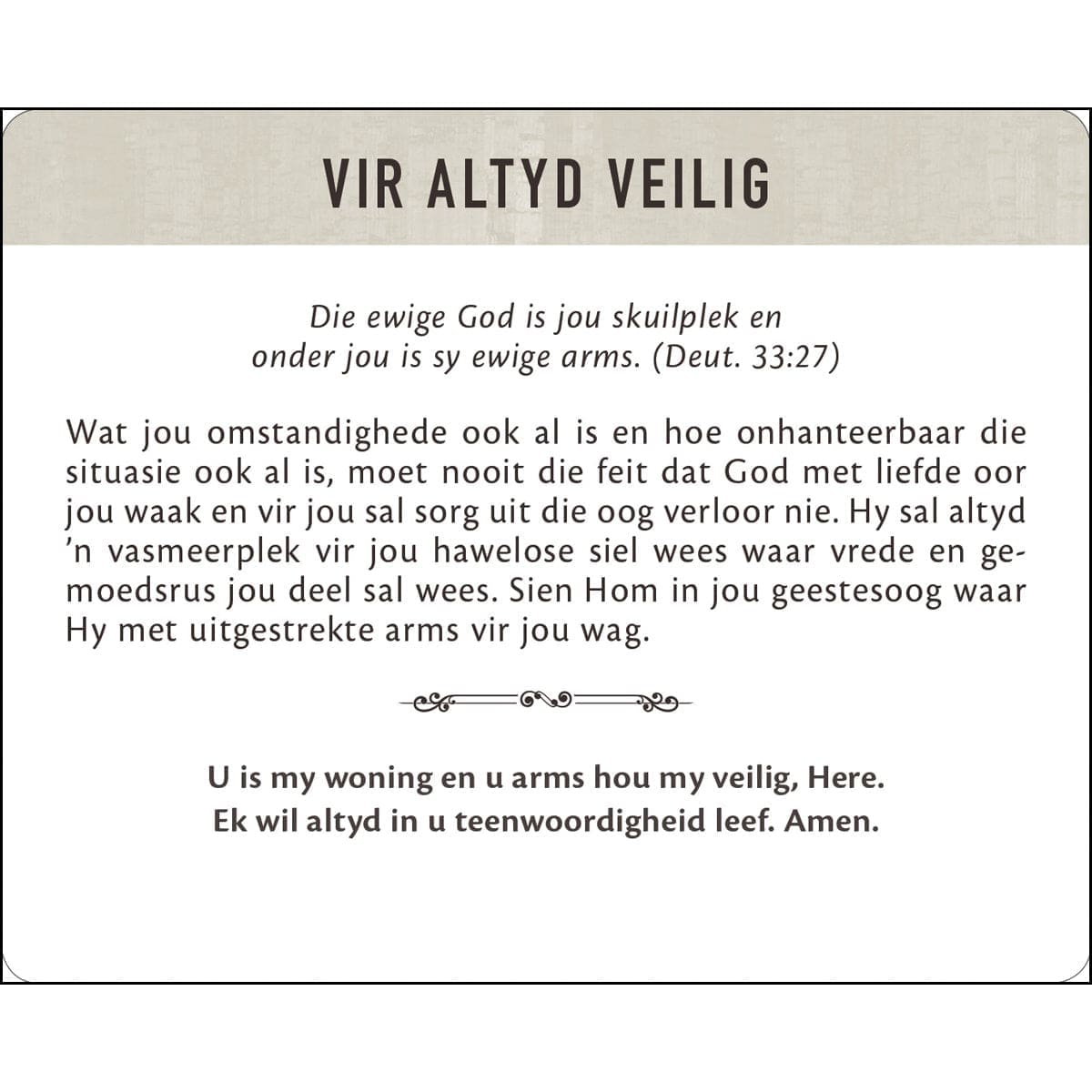 6006937147249_feature4 Geanker In Die Woord Afrikaans Prayer Cards In Tin - Image 15
