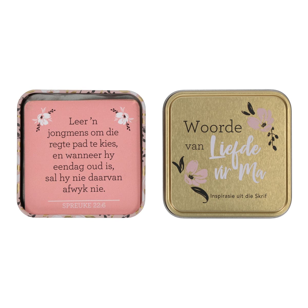 6006937147553_feature2 Woorde Van Liefde vir Ma Afrikaans Cards In Tin - Inspirasie uit die Skrif - Image 9