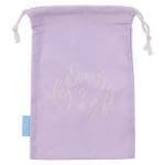 Every Day Is A Gift Lilac Small Cotton Drawstring Bag - Image 5