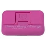 Reading Is Dreaming With Open Eyes Pink Glow In The Dark Book Light - Image 9