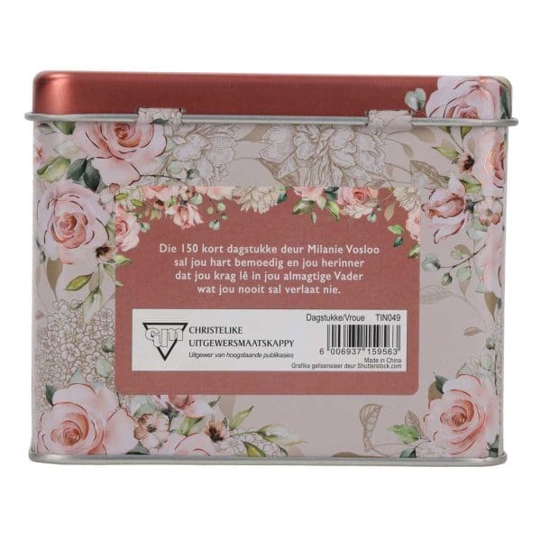 Krag vir ’n Vrou Se Hart Afrikaans Cards In Tin - 150 Dagstukke vir Vroue - Image 14