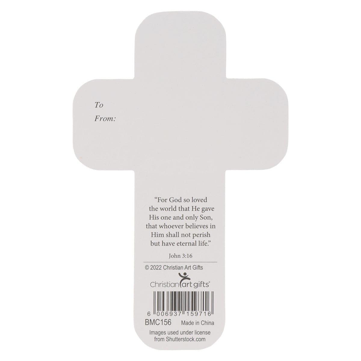 6006937159716_back He Is Risen Black Cross Bookmark Set Of 6 - Matthew 28:6 - Image 6