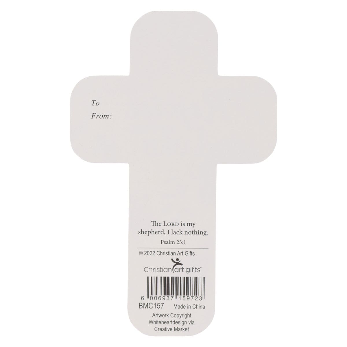 6006937159723_back Rejoice In The Lord Cross Bookmark Set Of 6 - Philippians 4:4 - Image 6
