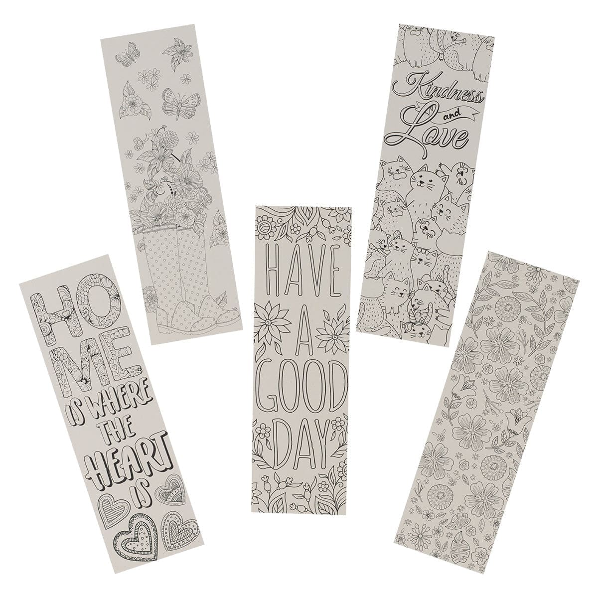 6006937160040_feature1 Love Set Of 5 Coloring Bookmarks - Image 11