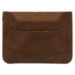 Genuine African Leather Medium Brown Card Holder - Image 11