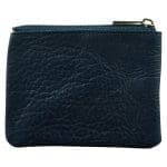 Genuine African Leather Navy Small Coin Purse - Image 13