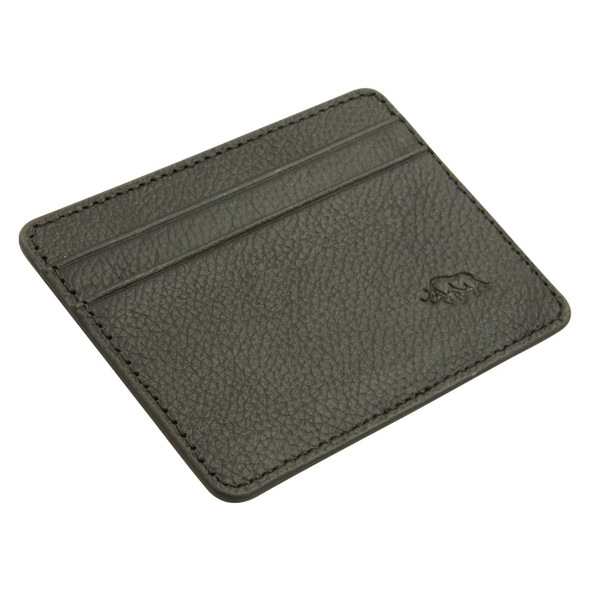 6006937162020_feature1 Genuine African Leather Darkest Brown Card And ID Holder - Image 8