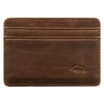 Genuine African Leather Brown Card And ID Holder - Image 6