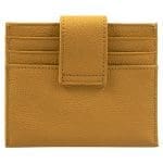 Genuine African Leather Yellow Wallet With Clip Closure - Image 13