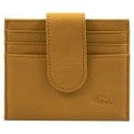 Genuine African Leather Yellow Wallet With Clip Closure - Image 12