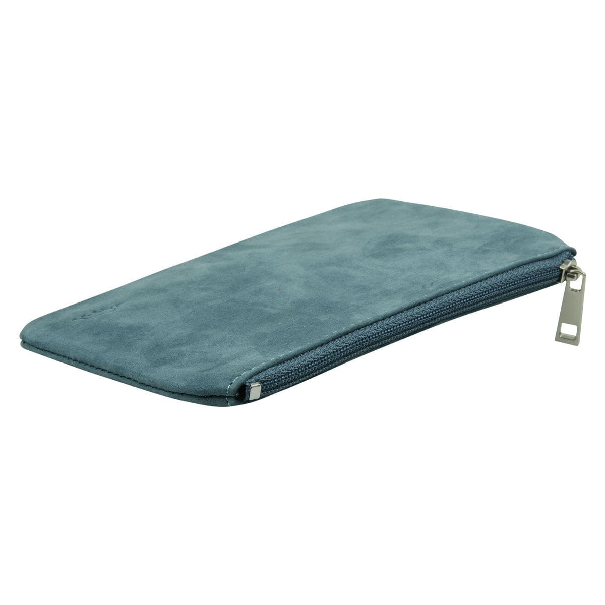 6006937162259_feature2 Genuine African Leather Medium Blue Coin Purse - Image 10