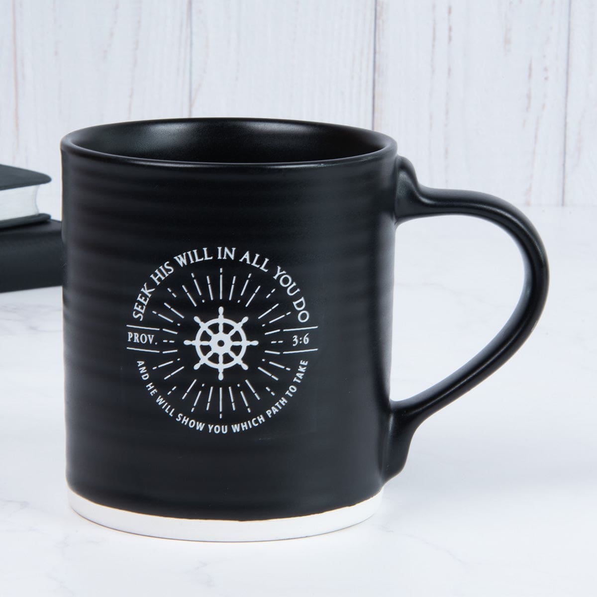 6006937162440_feature1 Seek His Will In All You Do Black Ceramic Mug - Proverbs 3:6 - Image 9