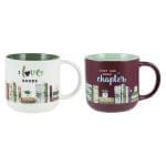 I Love Books Two Piece Ceramic Mug Set - Image 5