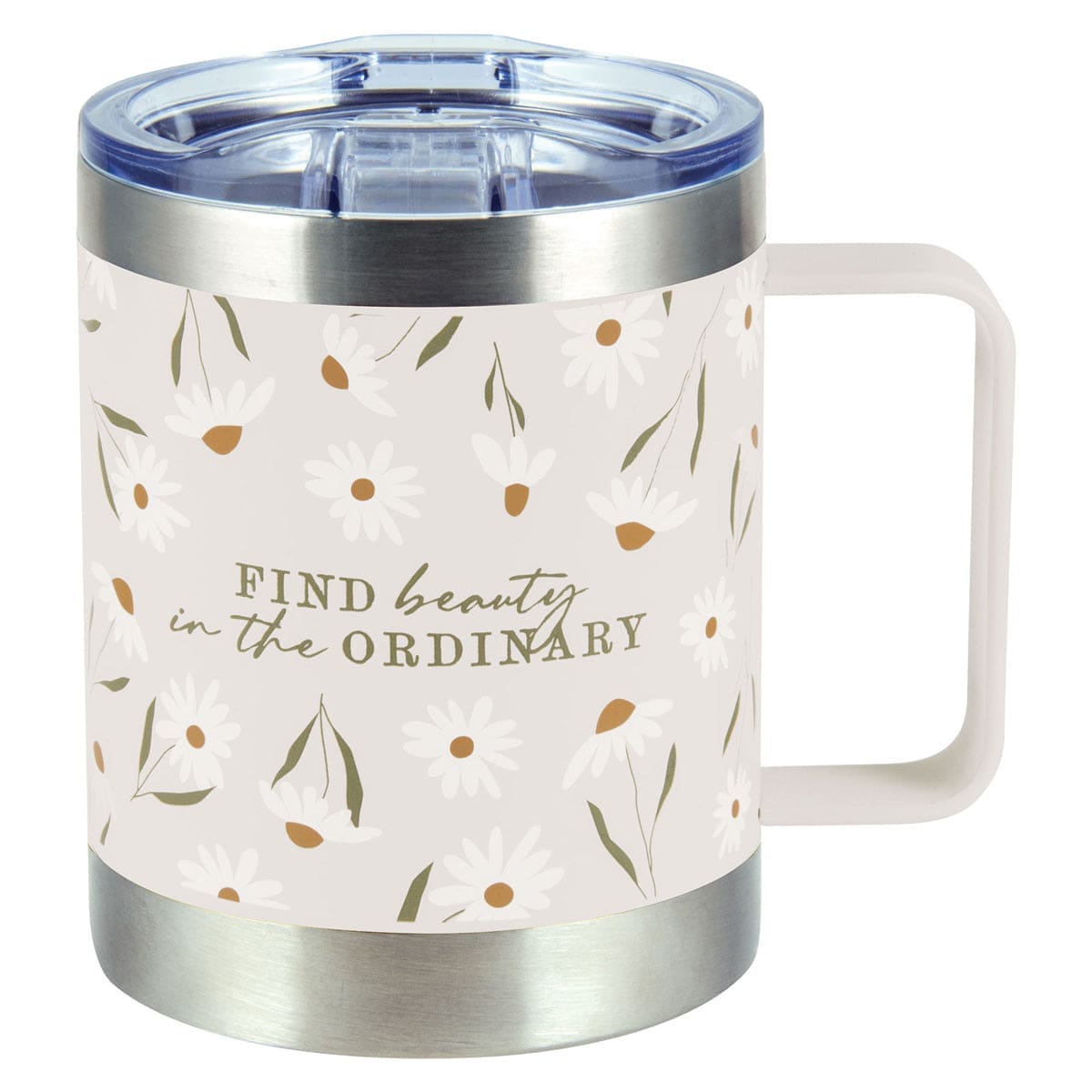 6006937164673_front_27cb414e-fefd-414f-b8e5-6e88b5bcf9ea Find Beauty In The Ordinary Stainless Steel Travel Mug - Image 10