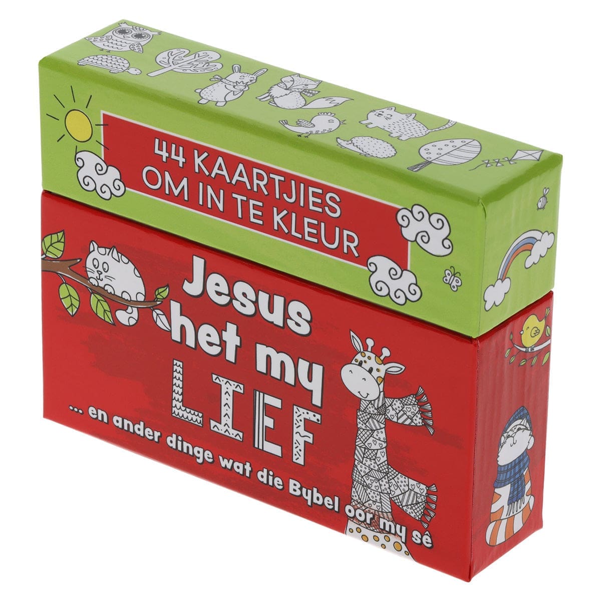 6006937167667_feature1 Jesus Het My Lief Afrikaans Coloring Boxed Cards for Children - Image 9