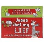 Jesus Het My Lief Afrikaans Coloring Boxed Cards for Children - Image 7