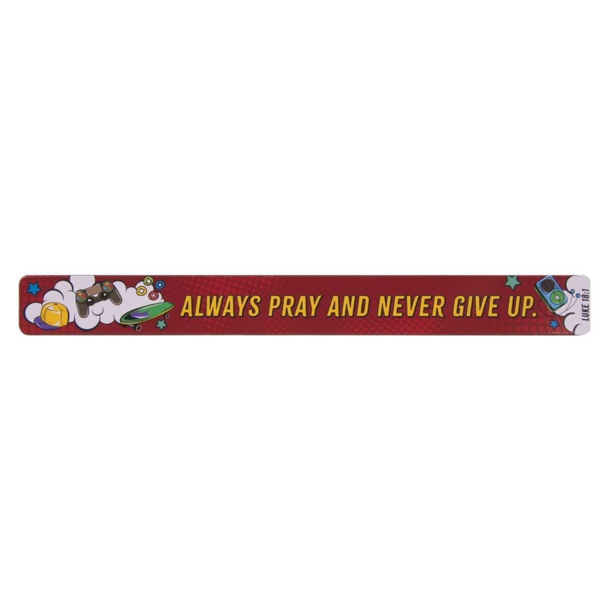 6006937167735_front Always Pray and Never Give up Magnetic Strip - Image 2
