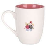 Be Joyful in Hope Pink Interior Ceramic Mug - Image 5