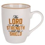 The Lord Is My Strength and My Shield Ceramic Mug - Image 5