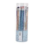 Floral Blue and Peach Tub of 50 Pencils - Image 10