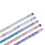 Floral Blue and Peach Tub of 50 Pencils - Image 12