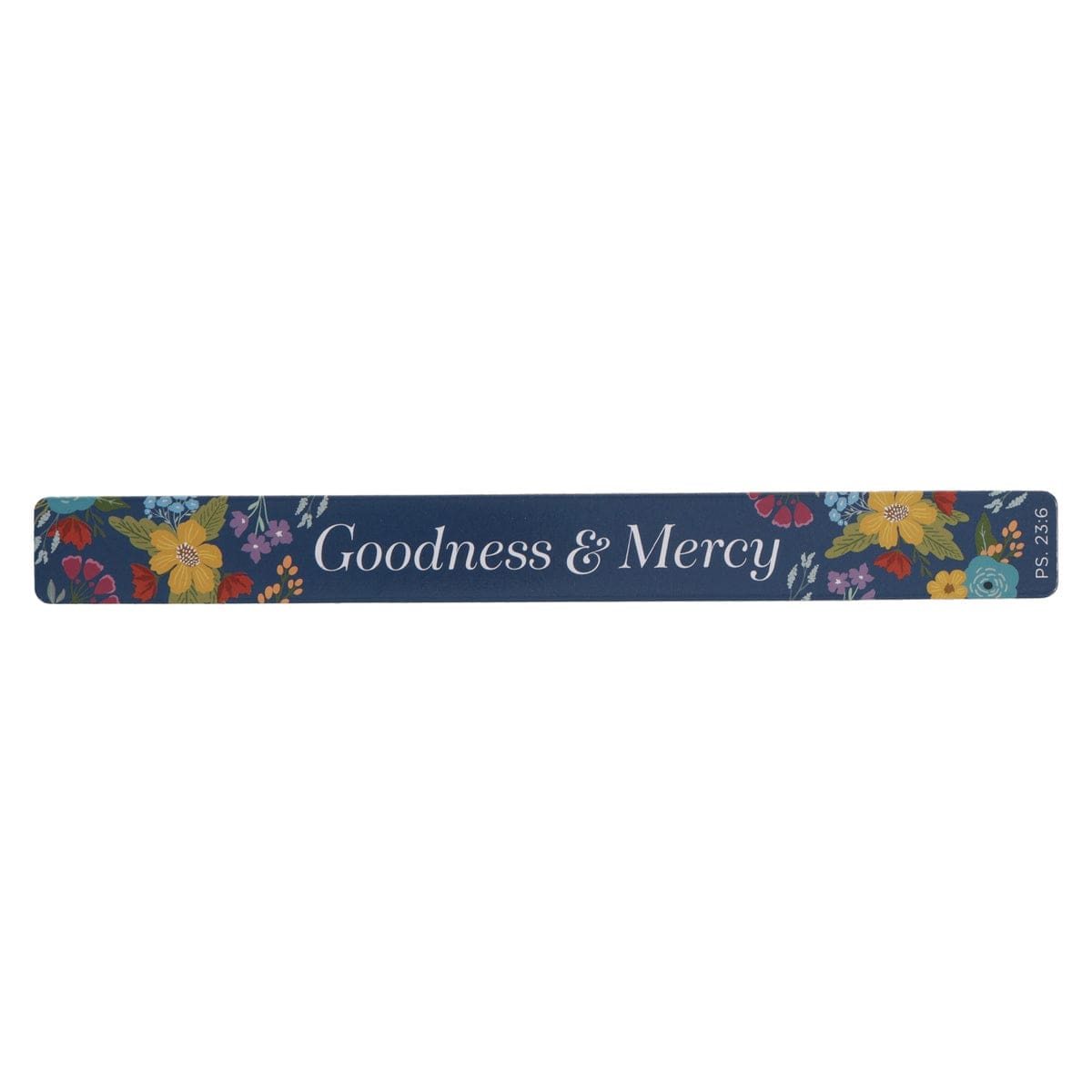 6006937169616_front Goodness & Mercy Floral Blue Magnetic Strip - Image 5