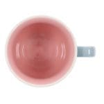 With God All Things Are Possible Teal Ceramic Mug with Pink Interior - Image 9