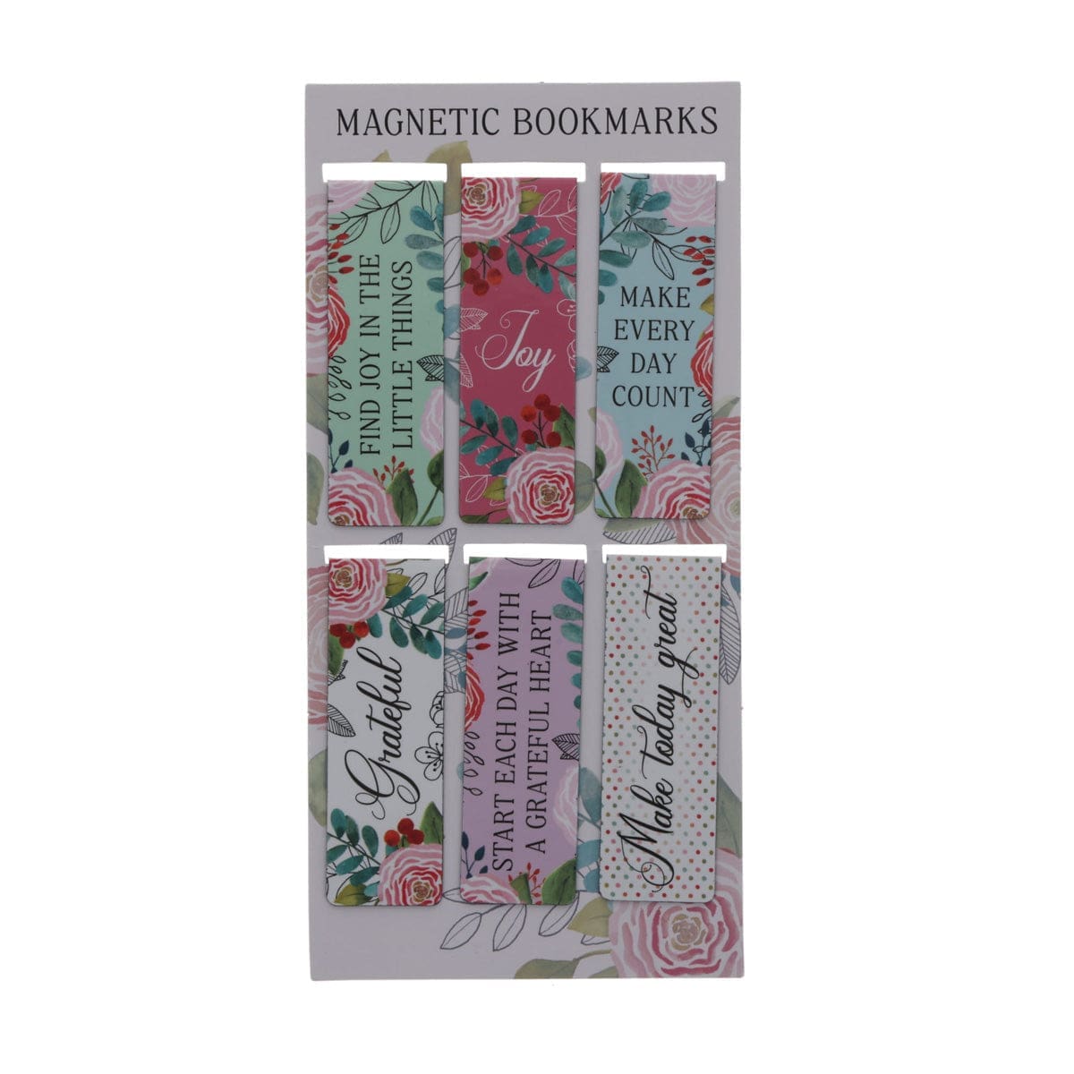6006937172388_feature1 Find Joy in the Little Things Six-Piece Magnetic Bookmark Set - Image 6