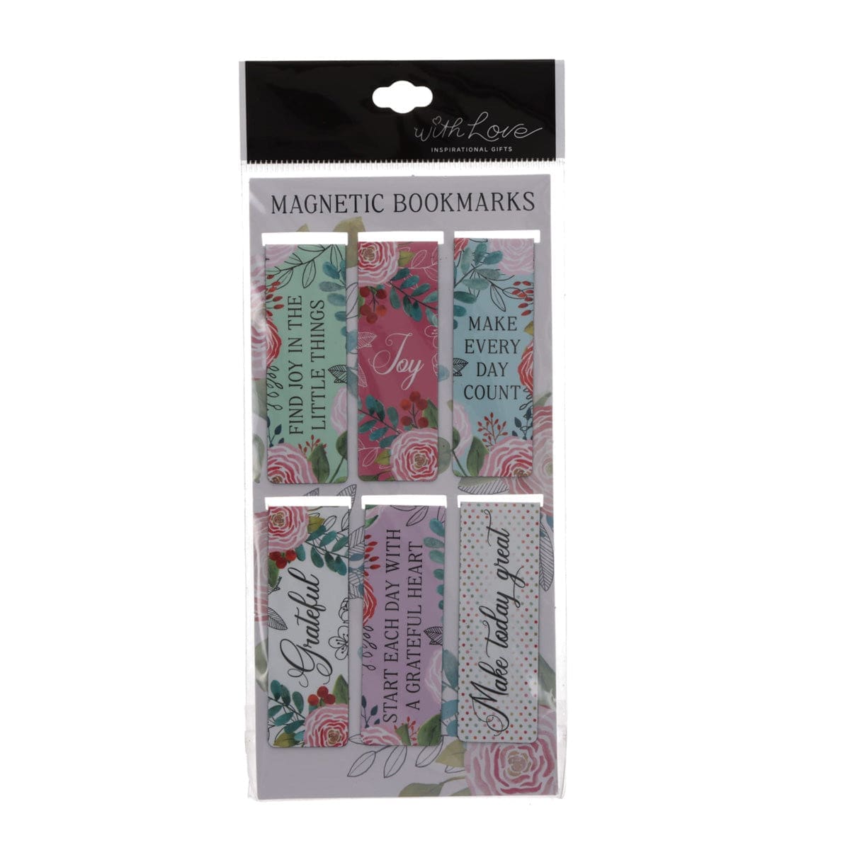 6006937172388_front Find Joy in the Little Things Six-Piece Magnetic Bookmark Set - Image 4