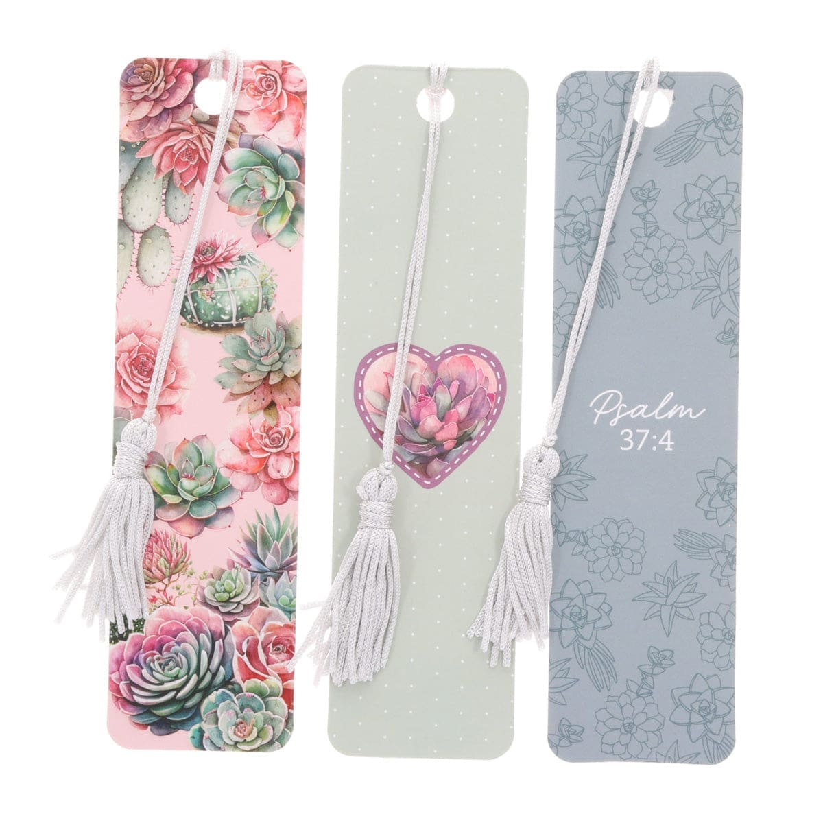 6006937172548_back Vind Vreugde in die Here Afrikaans Three-Piece Bookmark with Tassel Set - Image 5