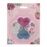Vreugde en Genade Afrikaans Four-Piece Faux Leather Heart Corner Bookmark Set - Image 2