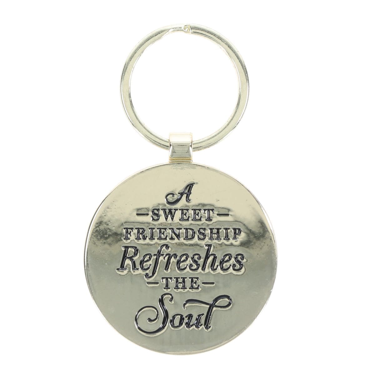6006937173903_back A Sweet Friendship Refreshes the Soul Epoxy Metal Key Ring - Image 4