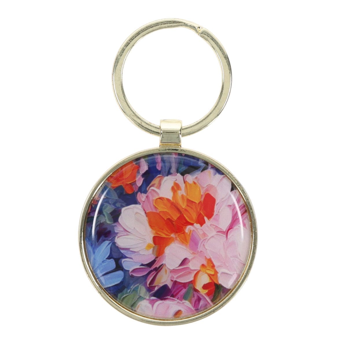 6006937173903_front A Sweet Friendship Refreshes the Soul Epoxy Metal Key Ring - Image 3