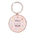 World's Greatest Mom Epoxy Metal Key Ring - Image 3