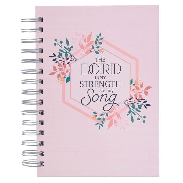 Lord in My Strength & Song Psalm 118:14 Large Hardcover Notebook - Image 1