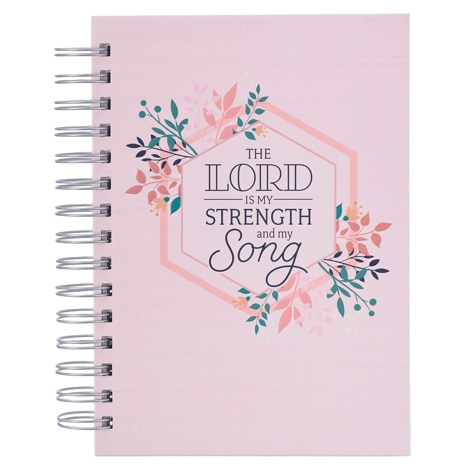 71ajhJalIBL._SL1500_ Lord in My Strength & Song Psalm 118:14 Large Hardcover Notebook - Image 1